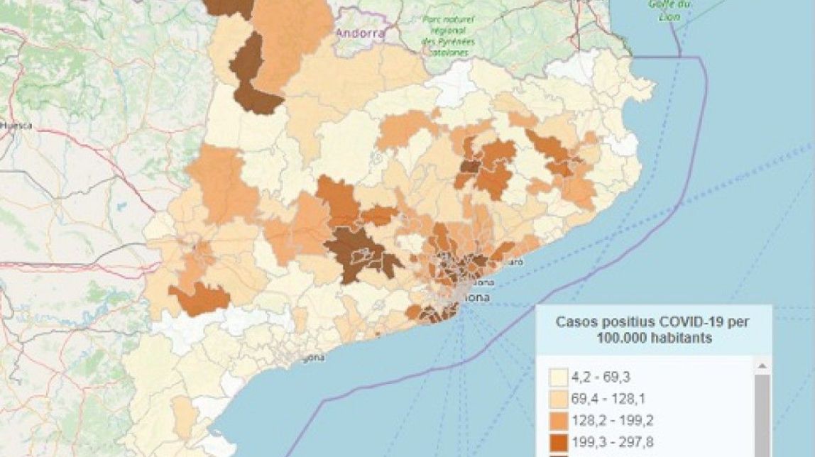 El mapa de calor del coronavirus a les àrees bàsiques de salut catalanes
|
ND - |
ND El mapa de calor del coronavirus a les àrees bàsiques de salut catalanes
|
ND - |
ND