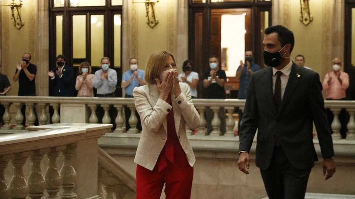 Forcadell, rebuda per Torrent al Parlament
|
ACN - |
ACN Forcadell, rebuda per Torrent al Parlament
|
ACN - |
ACN