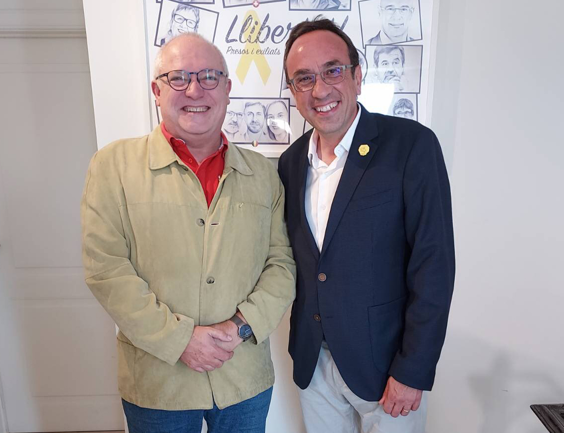Josep Rull es retroba amb Lluís Puig - Josep Rull es retroba amb Lluís Puig -