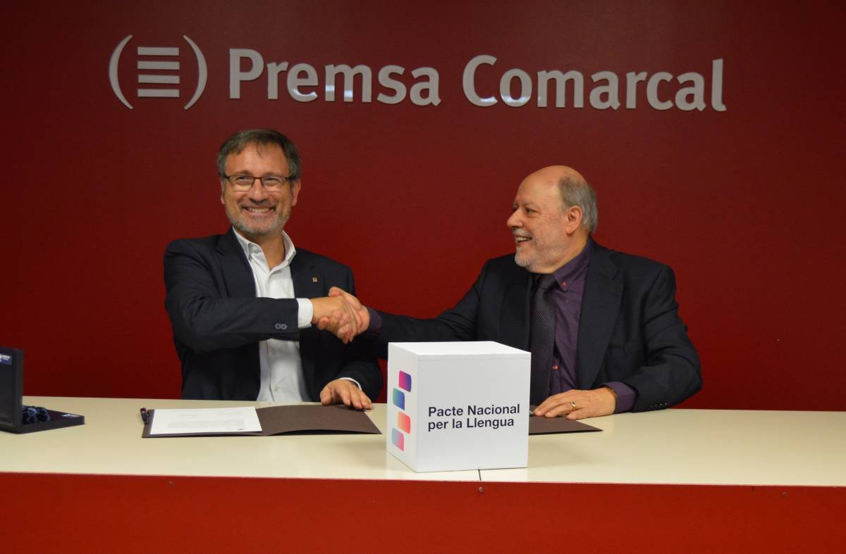 L'ACPC i el conseller Fransesc Xavier Vila signen l'adhesió de l'entitat al Pacte - ACPC L'ACPC i el conseller Fransesc Xavier Vila signen l'adhesió de l'entitat al Pacte - ACPC