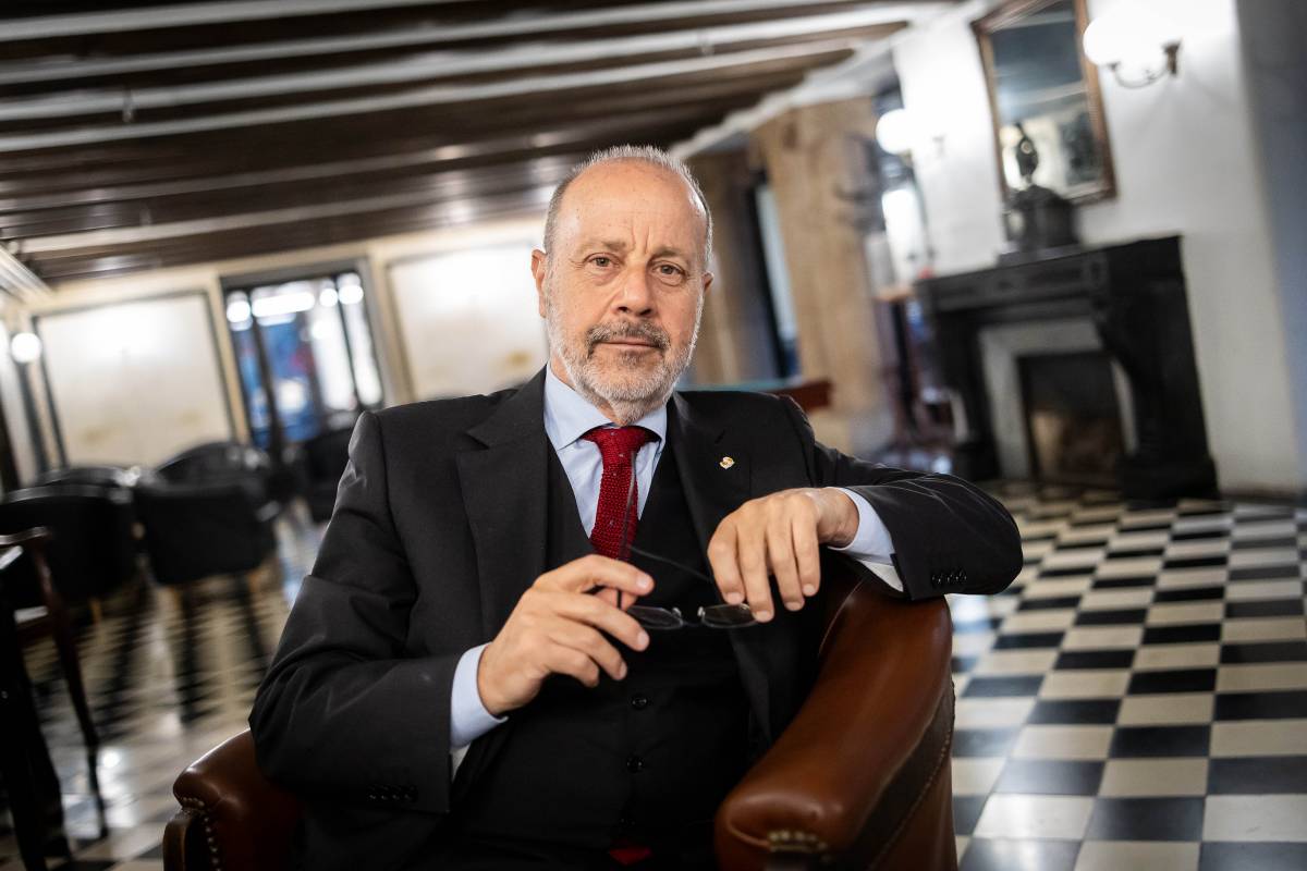 Giovanni Maria Vian, fotografiat aquesta setmana a l'Ateneu Barcelonès - Hugo Fernández Giovanni Maria Vian, fotografiat aquesta setmana a l'Ateneu Barcelonès - Hugo Fernández