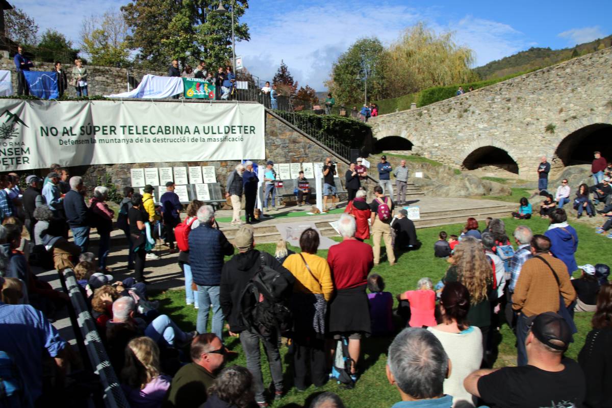 La Vall de Camprodon protesta contra el projecte de telecabina a Vallter