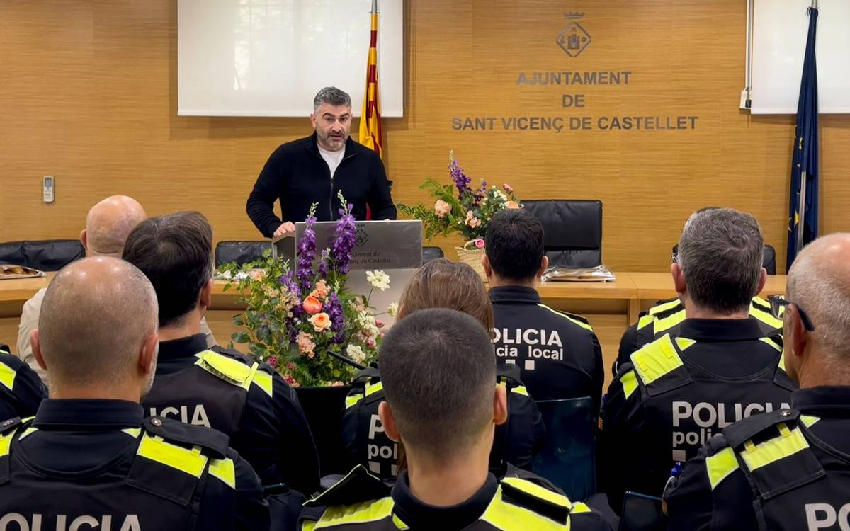 Sant Vicenç de Castellet incorpora set nous agents i un nou caporal en cap a la Policia Local