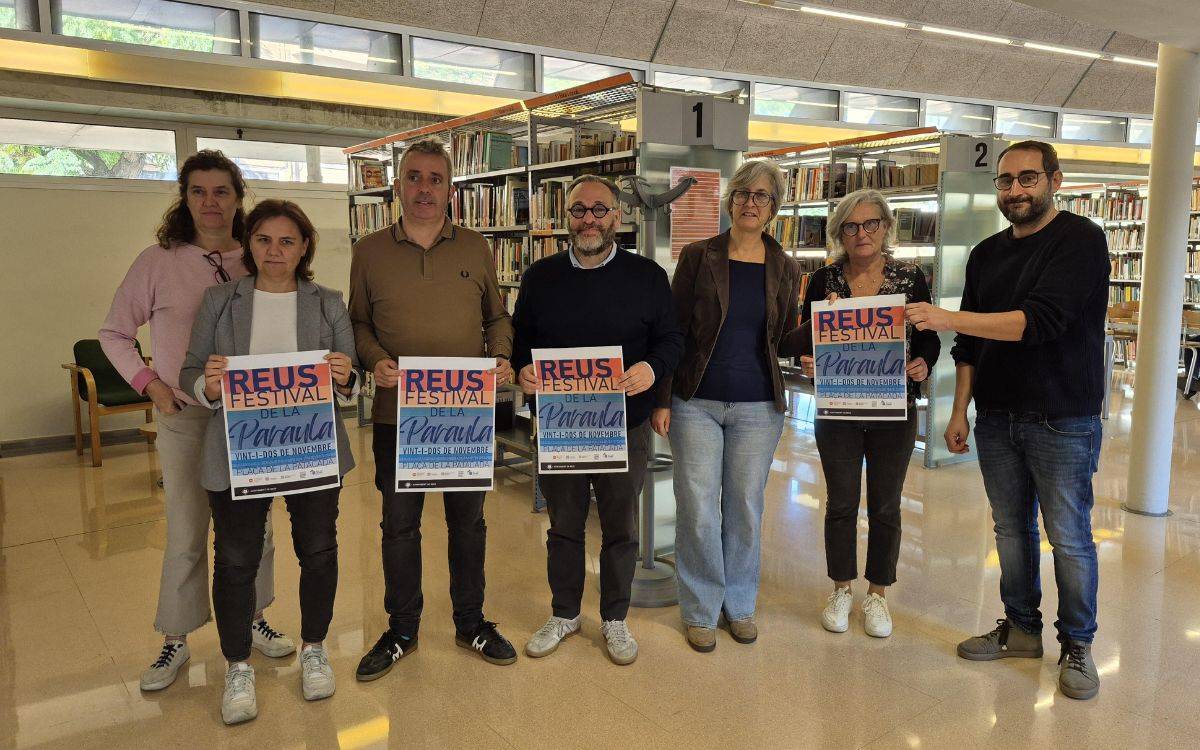 El regidor de Política Lingüística, Daniel Recasens, ha presentat aquest dimarts el Festival de la Paraula - Ajuntament de Reus El regidor de Política Lingüística, Daniel Recasens, ha presentat aquest dimarts el Festival de la Paraula - Ajuntament de Reus