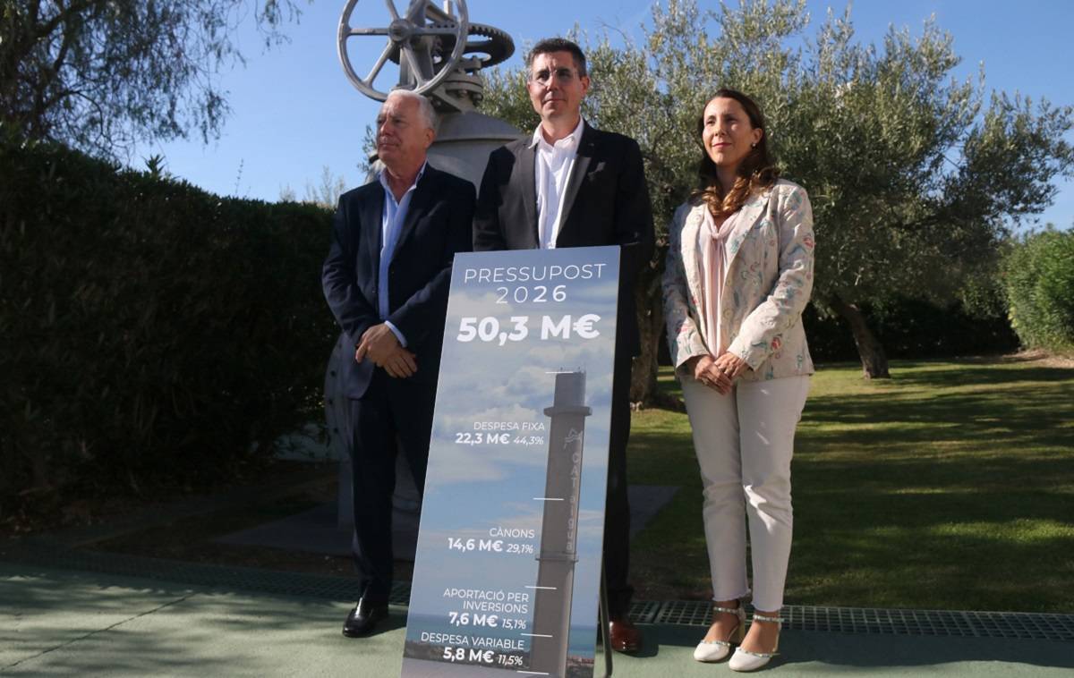 El CAT apujarà un 2% la tarifa de l'aigua per fer front a les inversions El CAT apujarà un 2% la tarifa de l'aigua per fer front a les inversions