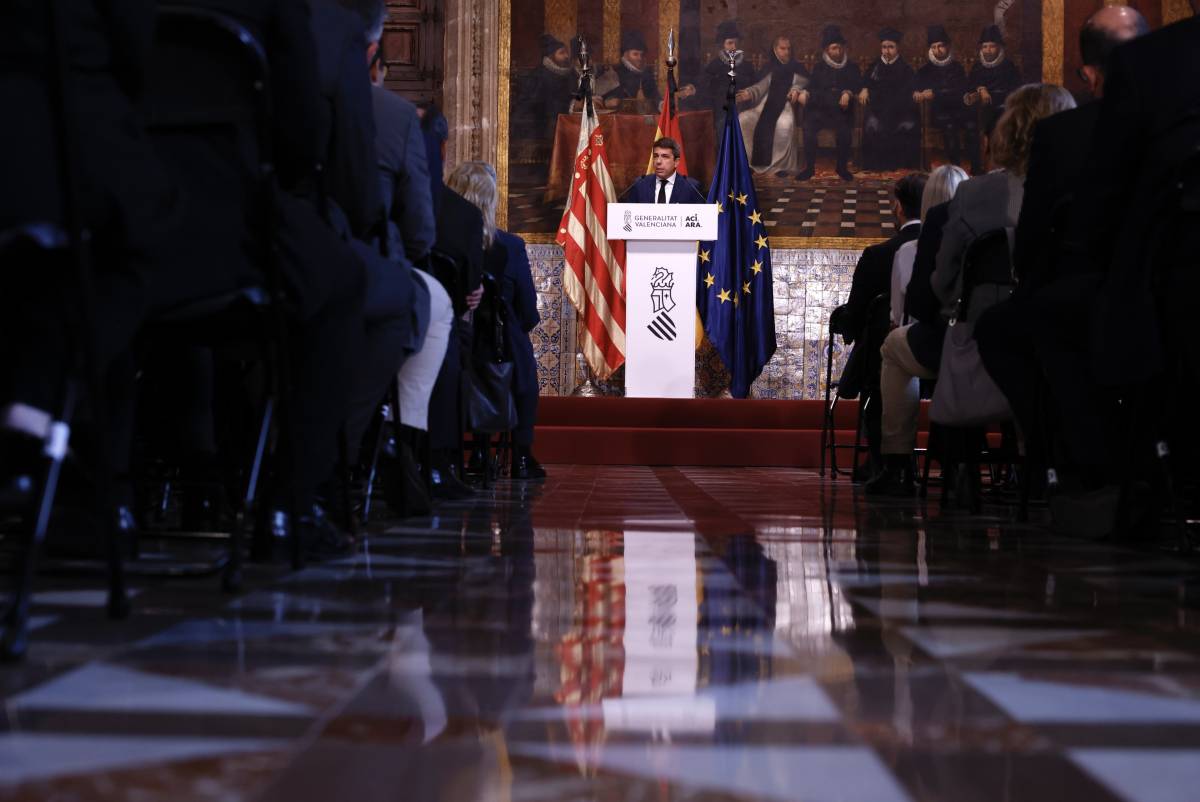 Autocrítica a mitges de Mazón en l'aniversari de la dana: «Hi ha coses que haurien d'haver funcionat millor»