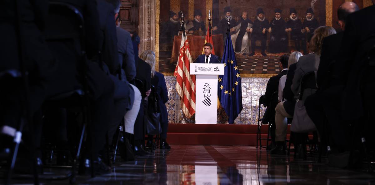 Autocrítica a mitges de Mazón en l'aniversari de la dana: «Hi ha coses que haurien d'haver funcionat millor»