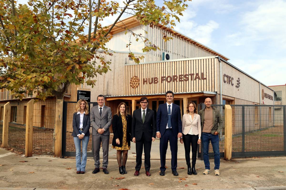 S'inaugura el Hub Forestal de Catalunya al Solsonès per posar en valor la fusta