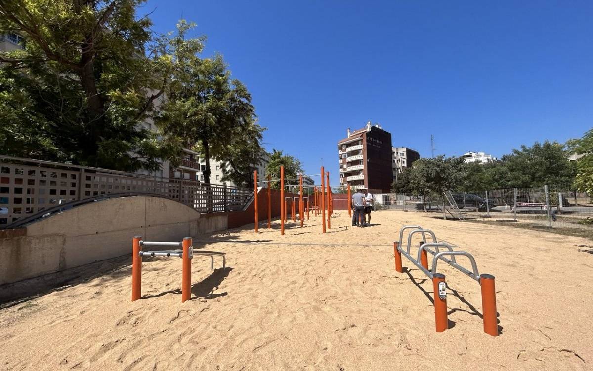 Amposta estrena les instal·lacions de cal·listènia dels Xiribecs amb sessions formatives