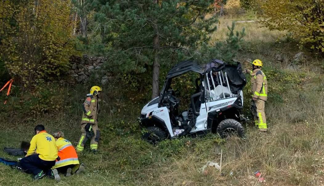 Un bugui s'accidenta al nord del Solsonès