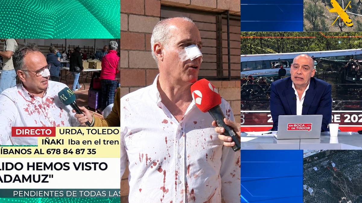 Llàgrimes a plató, ferits ensangonats i morbositat: crítica televisiva de l'accident