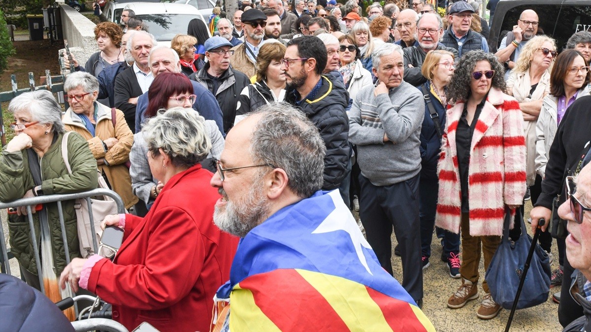 Acte de presentació de la candidatura de Carles Puigdemont a Elna. - Glòria Sánchez / Europa Press