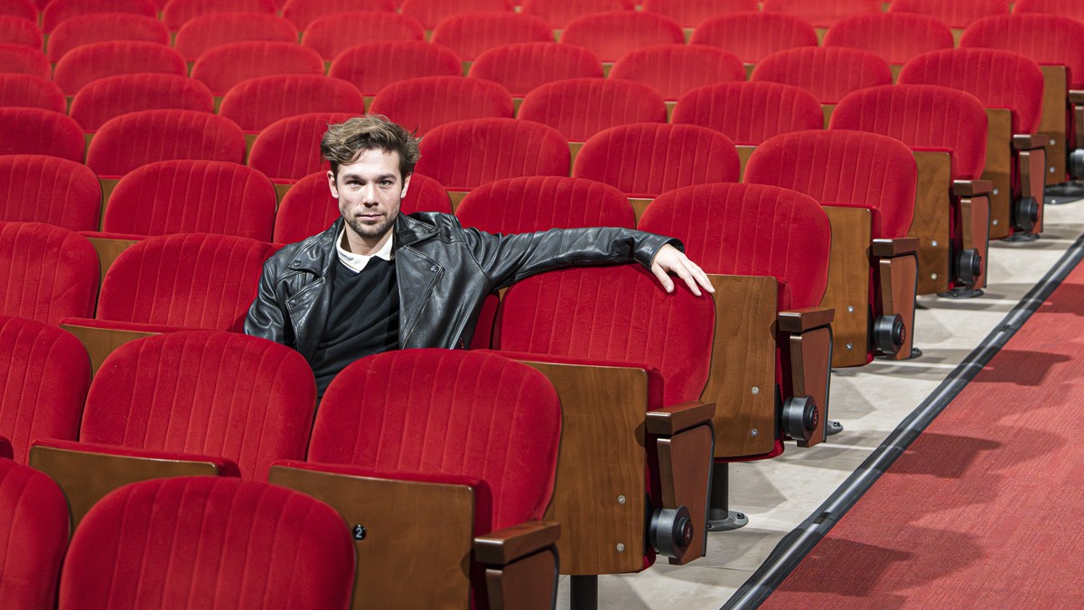 Carlos Cuevas duarant l'entrevista amb Nació - Ricard Novella