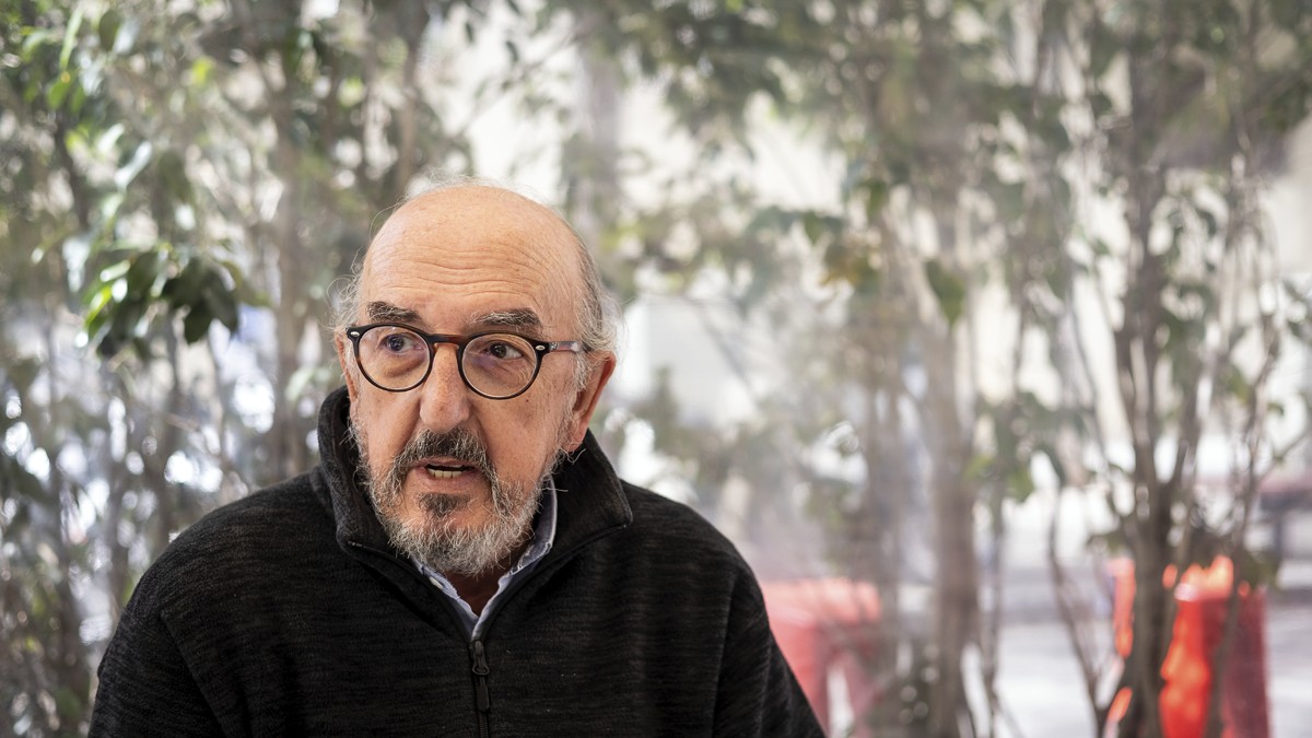 Jaume Roures durant l'entrevista amb Nació - Hugo Fernández