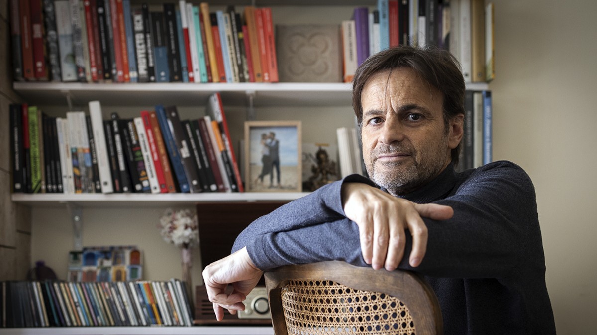 Jaume Asens, durant l'entrevista amb Nació - Hugo Fernández