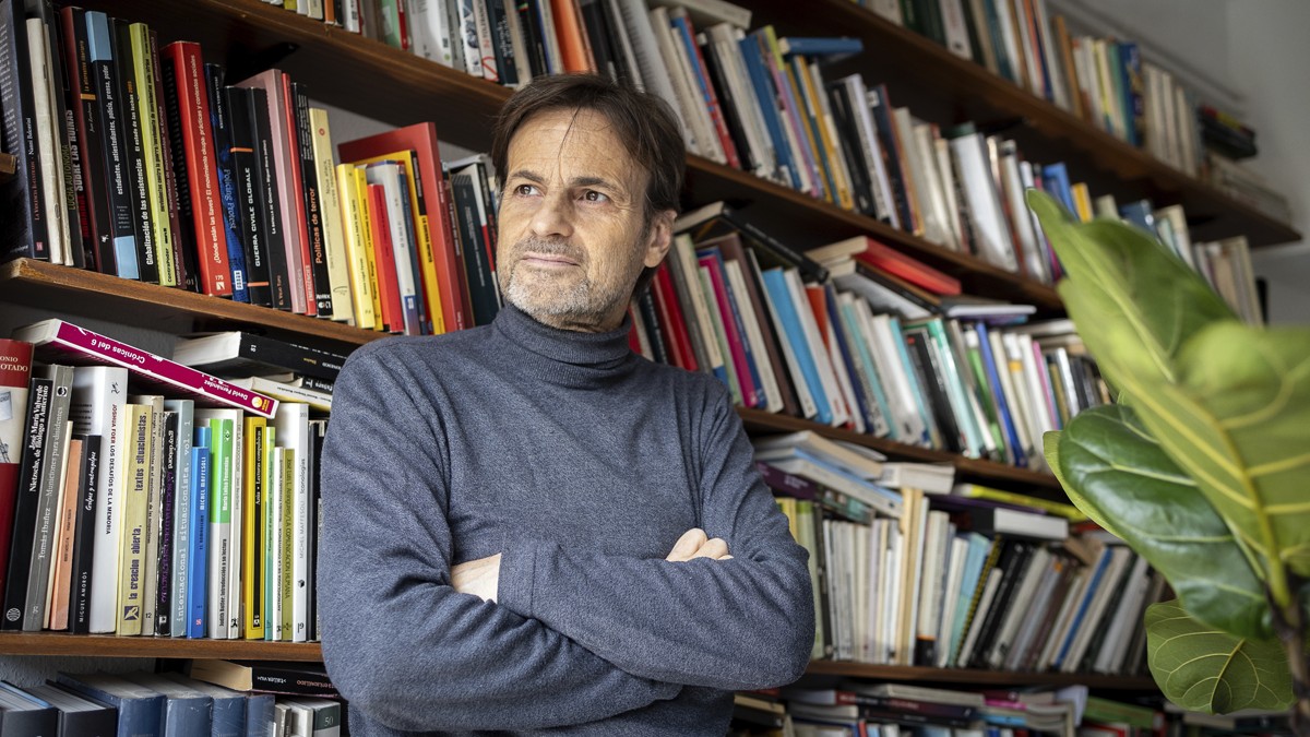 Jaume Asens, durant l'entrevista amb Nació - Hugo Fernández