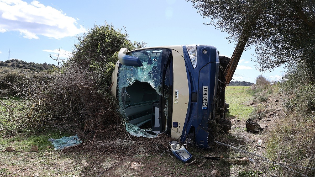 Greu accident d'un autobús de l'Imserso a Mallorca