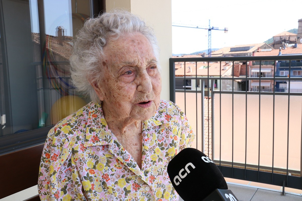 La persona més gran del món continua sent catalana: Maria Branyas fa 117 anys