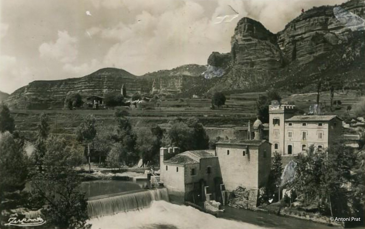 Comença a emergir el vell pont medieval en un embassament de Sau que agonitza