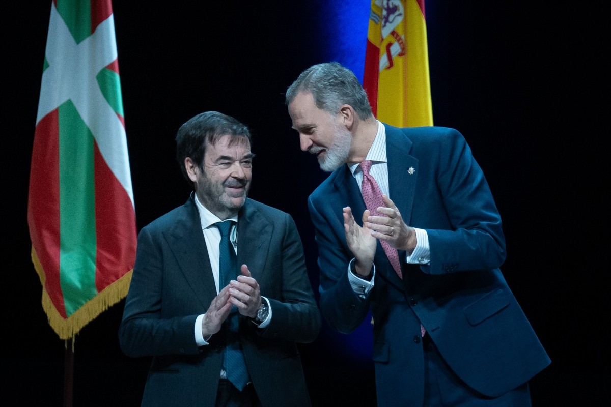 Felip VI conversa amb el president en funcions del CGPJ, Vicente Guilarte - David Zorrakino / Europa Press