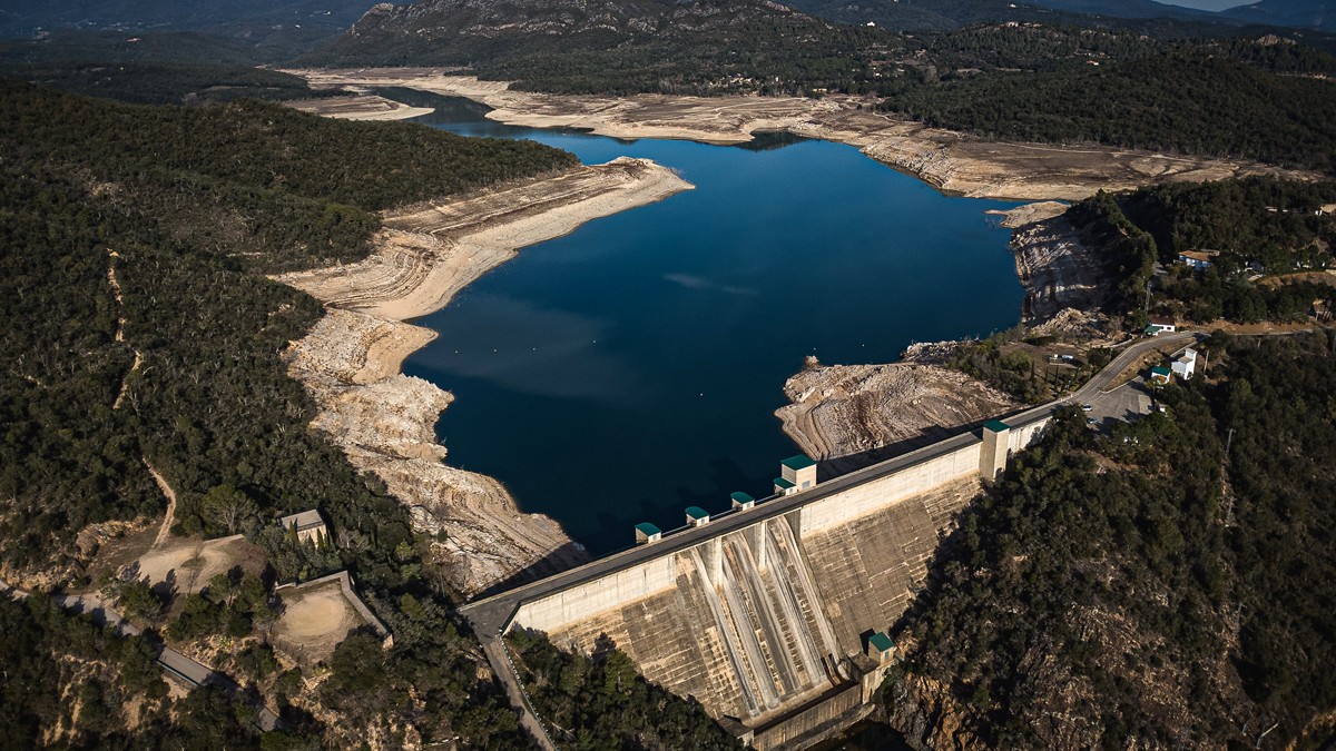 Els embassaments ja estan per sota del 15%