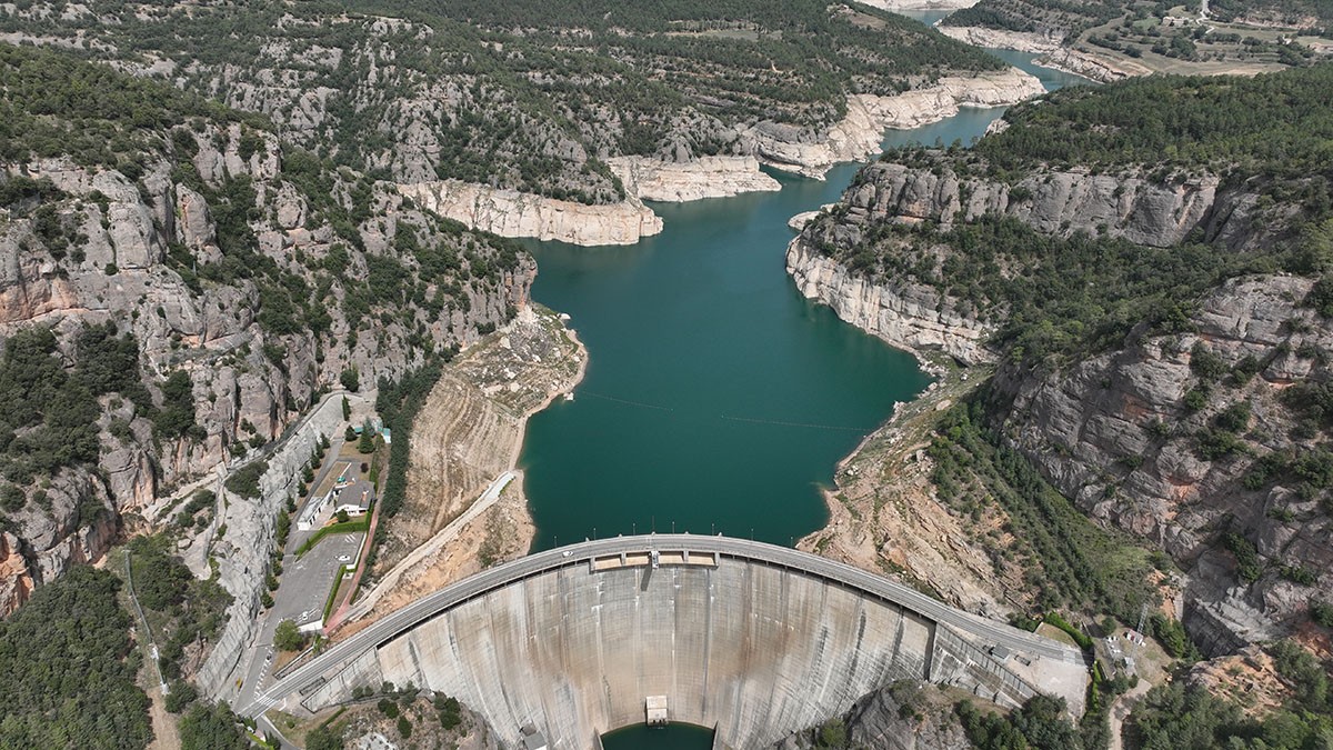 L'embassament de la Llosa del Cavall ha perdut més de 8 hm3 de capacitat des de la seva construcció 