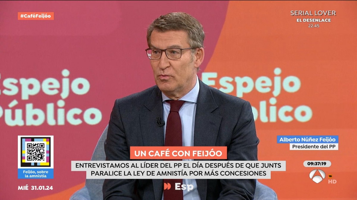 Feijóo: «El que va passar a Catalunya és terrorisme i feixisme»