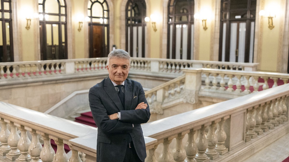 Miodrag Vlahovic, exministre d'Exteriors de Montenegro. - Hugo Fernández