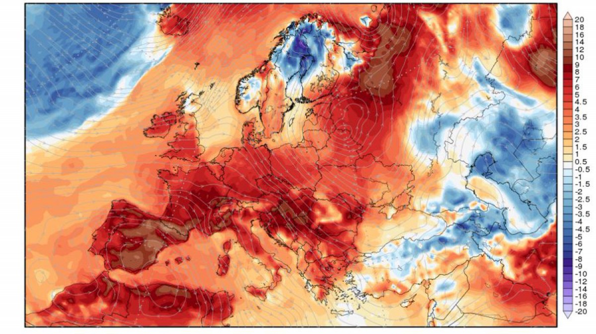 Anomalies de temperatura aquest dijous 25 de gener - Karsten Haustein