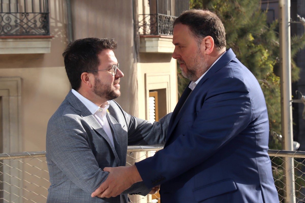 Junqueras i Aragonès exhibeixen sintonia i inicien la cursa electoral: «Tornarem a vèncer»