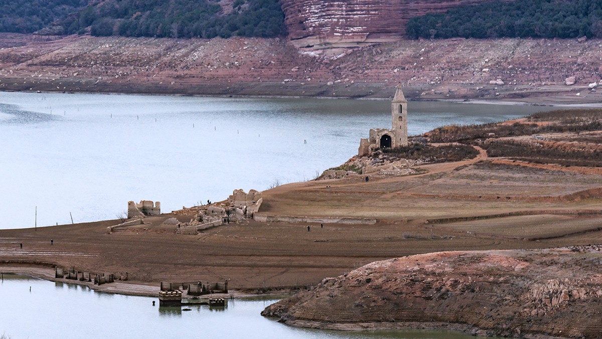 Sau, el termòmetre de la sequera