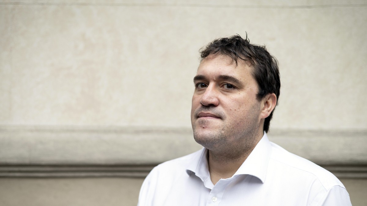 David Bonvehí durant l'entrevista amb Nació - Hugo Fernández