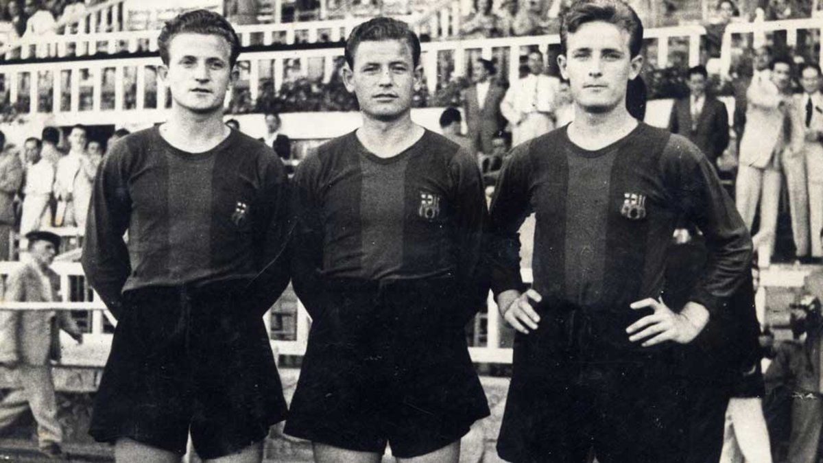 La samarreta del Barça amb l’escut imposat pel franquisme - FCB