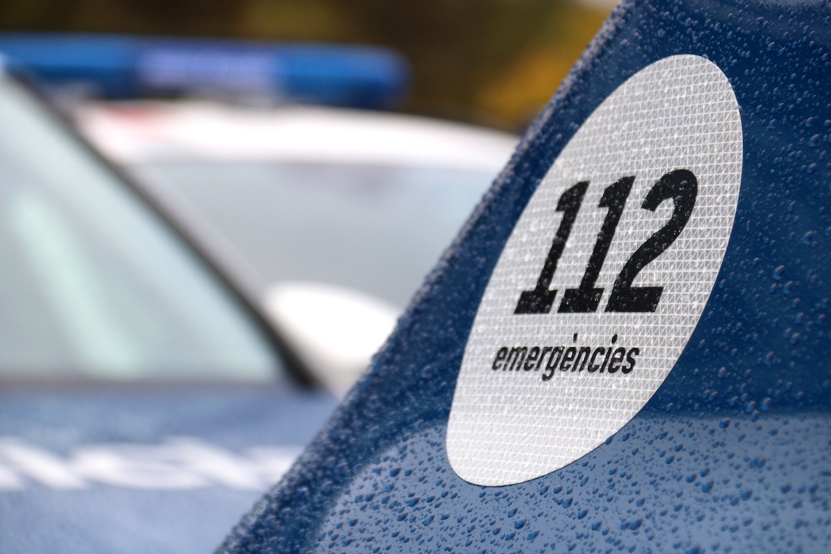 Detall d'un vehicle dels Mossos d'Esquadra - Albert Segura / ACN