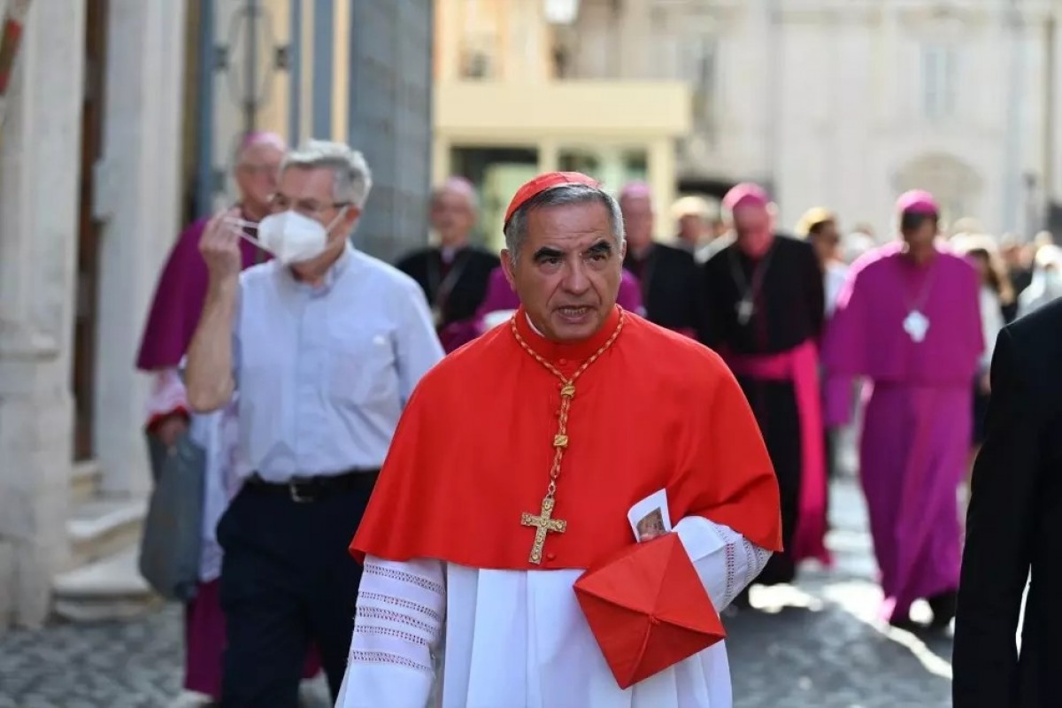 Condemna històrica: el Vaticà envia el cardenal Becciu a presó