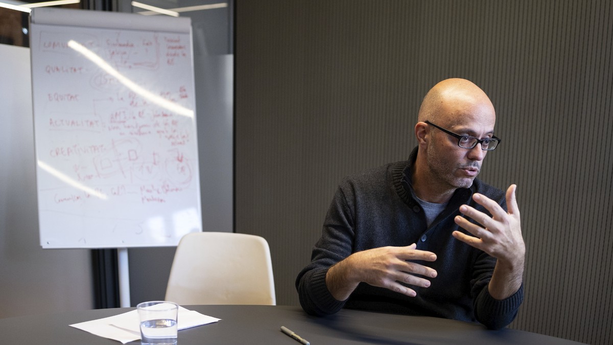 Miquel Àngel Alegre: «Sisena hora o extraescolars? Primer recuperaria la jornada partida a l'ESO»