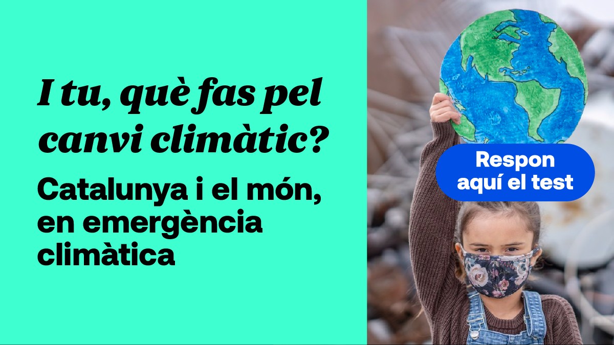 Test | Contribueixes a lluitar contra el canvi climàtic?