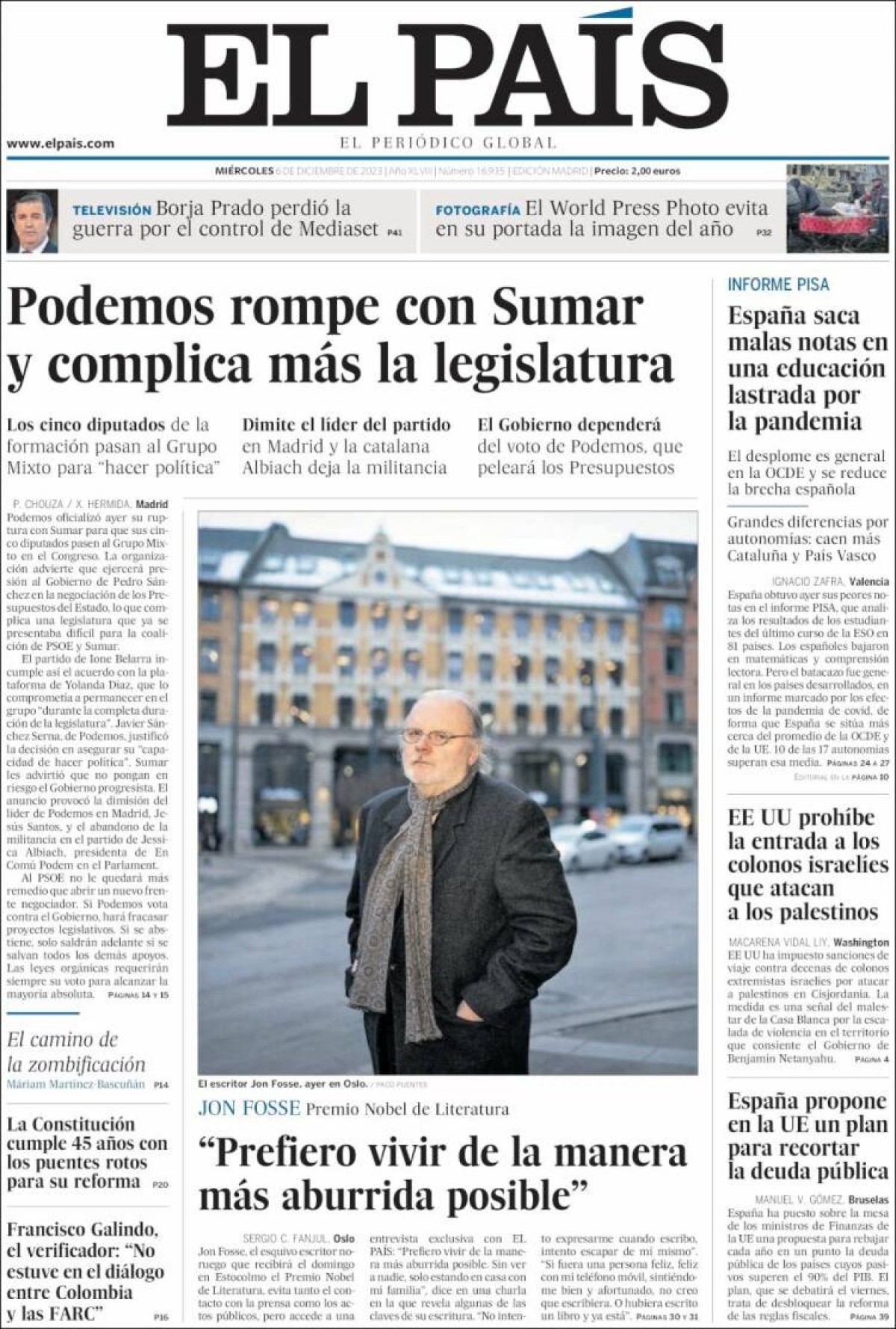07/12/23 - El País