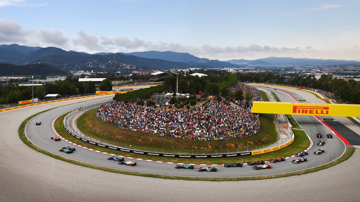 Sortida de l'últim gran premi de Fórmula 1 al Circuit de Catalunya - F1