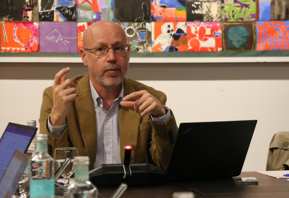 Jaume López: «Ara mateix, d'acord amb el TC, no es pot fer un referèndum sobre la independència»