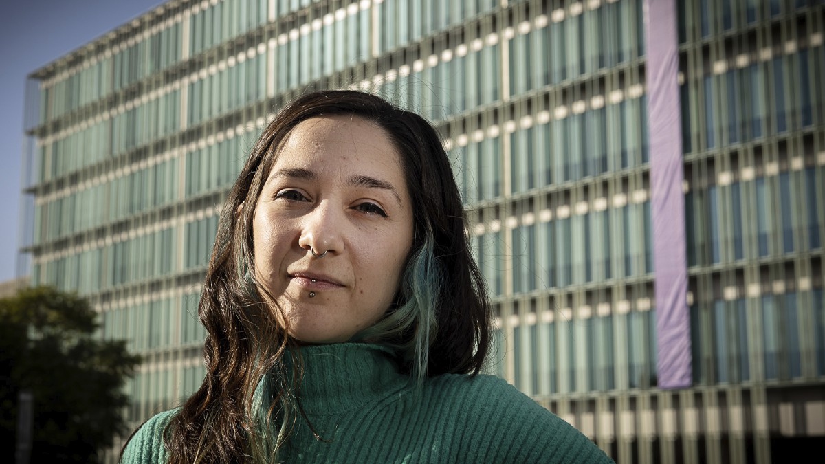 Anna Sala, durant la entrevista amb Nació - Hugo Fernández