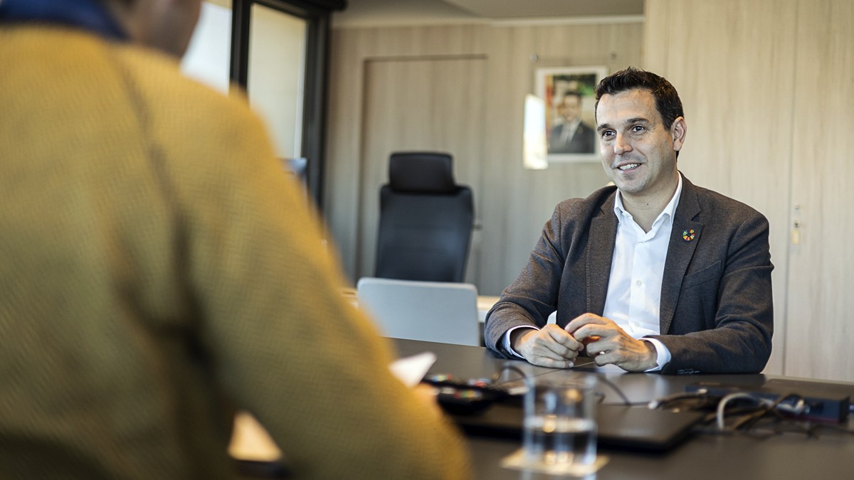 Samuel Reyes , director en Agència Catalana de l’Aigua - Hugo Fernández