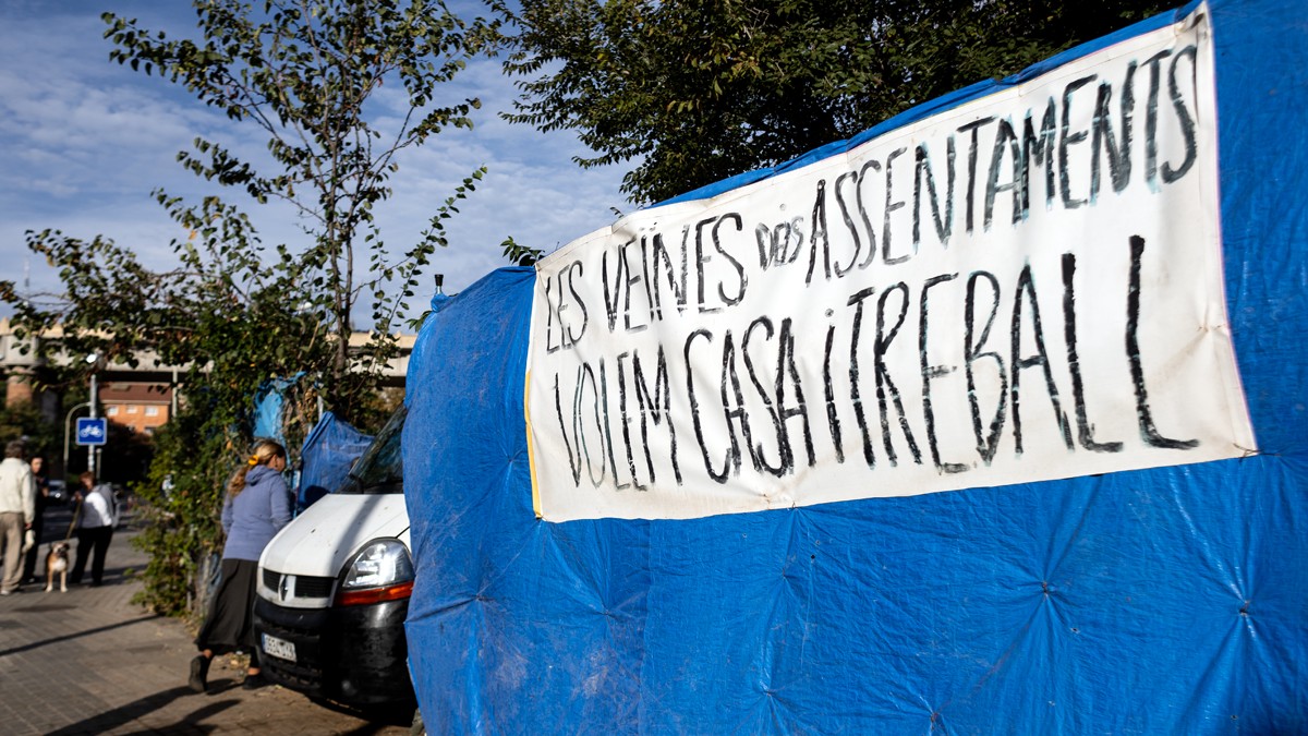 L'assentament de barraques de Vallcarca - Hugo Fernández