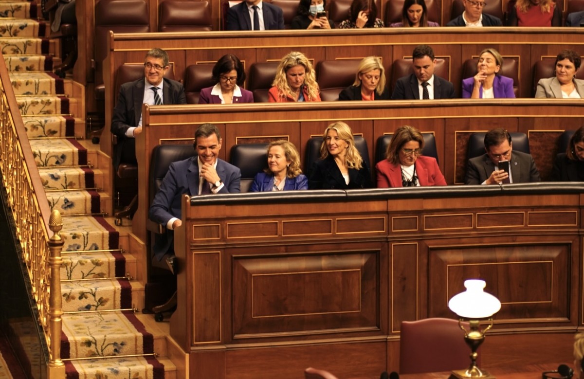 Pedro Sánchez, aquest dijous al Congrés. - Frederic Esteve