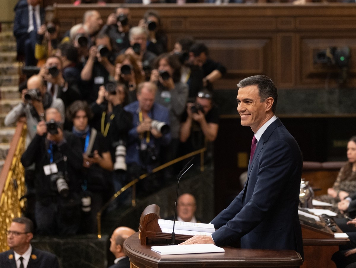 Pedro Sánchez, aquest dimecres al Congrés - Eduardo Parra / Europa Press