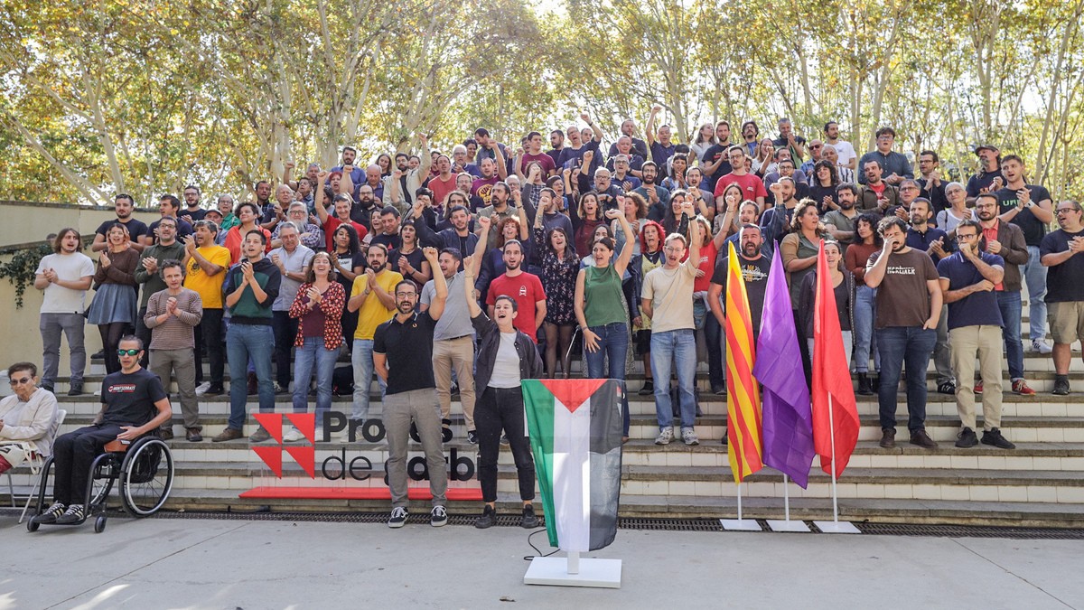 Els militants de la CUP reunits aquest dissabte a Barcelona - CUP