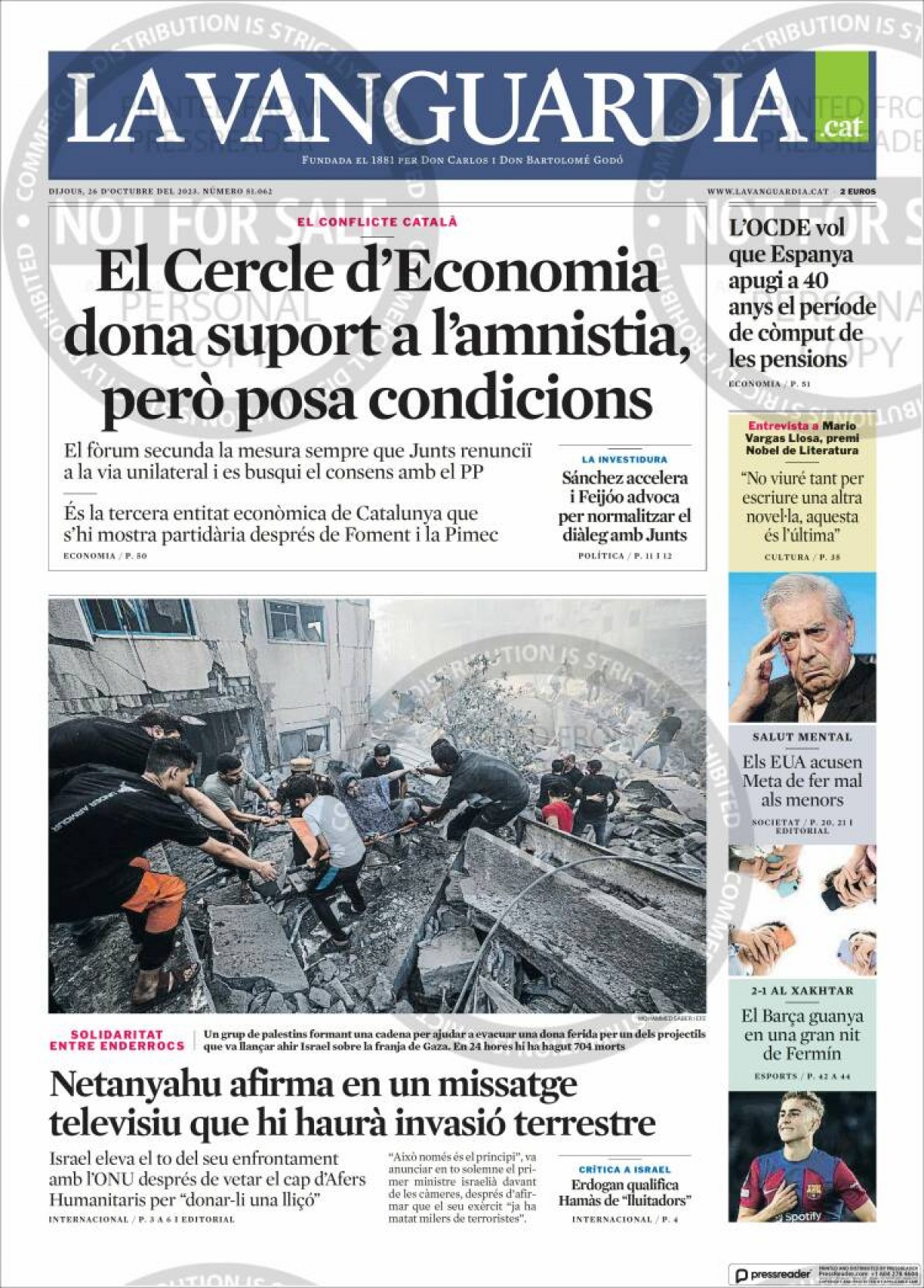 26/10/23 - La Vanguardia