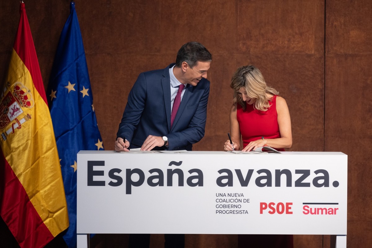 Sánchez i Díaz es conjuren per consolidar l'agenda social: «Queda molt per fer»