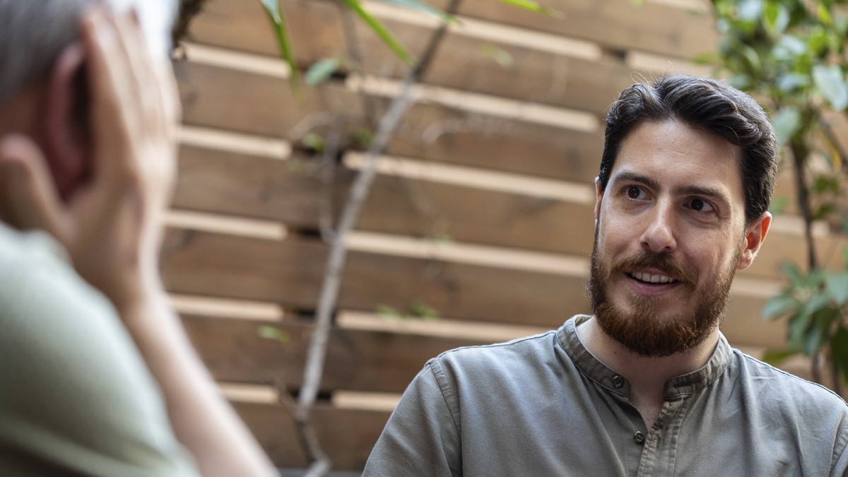 Gabriel Garroum durant l'entrevista  - Hugo Fernández 
