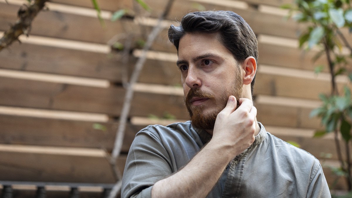 Gabriel Garroum durant l'entrevista  - Hugo Fernández 